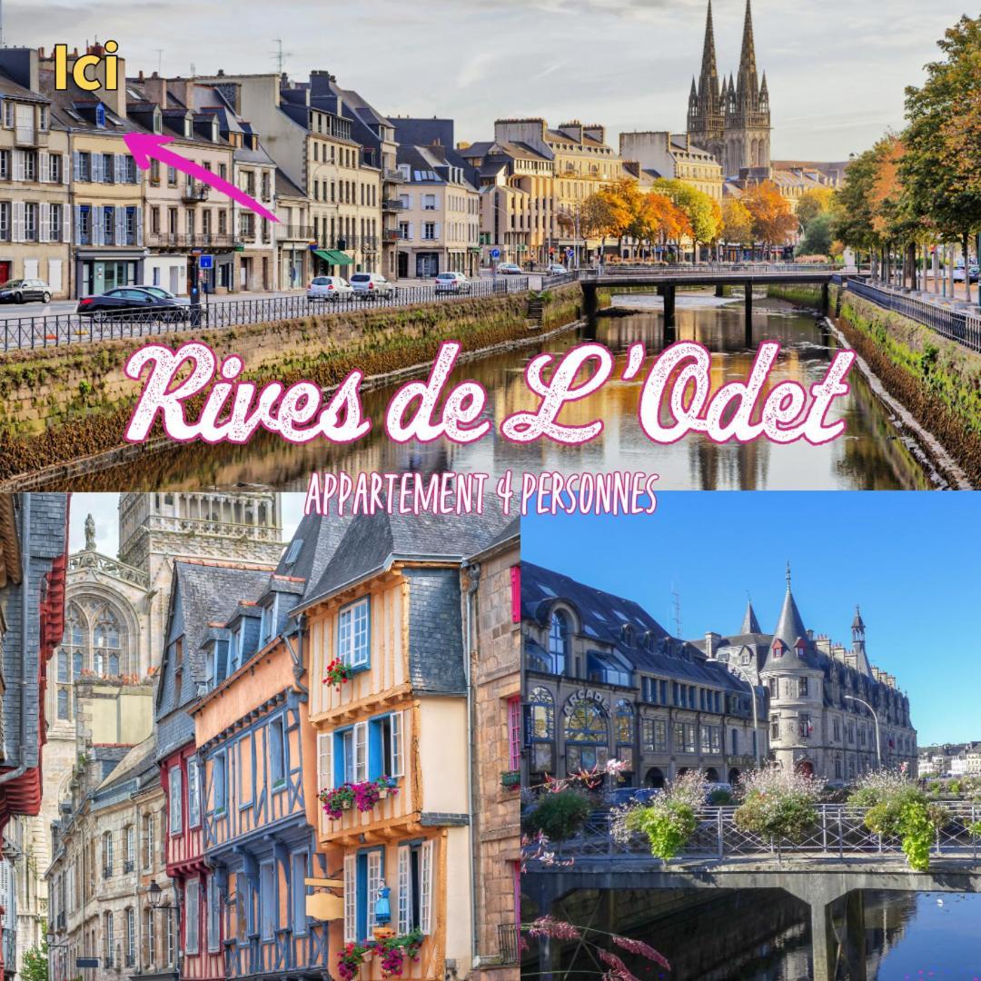 Appartement Les Rives De L'Odet, Vue Riviere à Quimper Extérieur photo